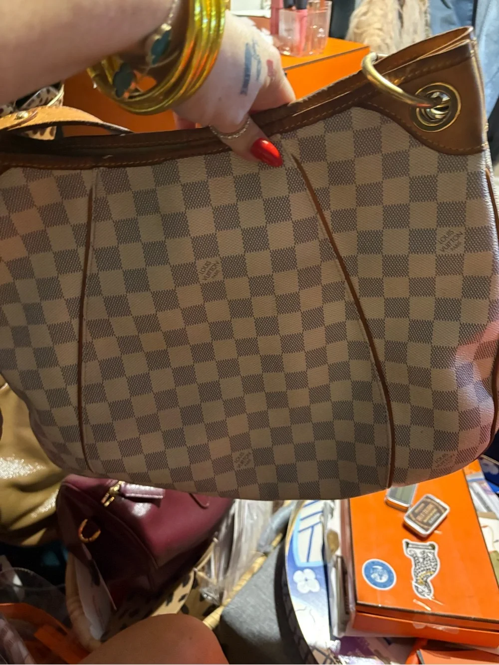 Priced To Sell Authentic Louis Vuitton Galleria PM Damier Azur